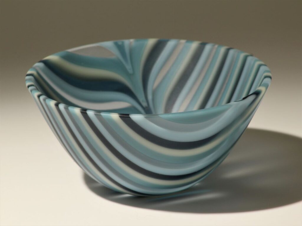 Blues Combed Bowl